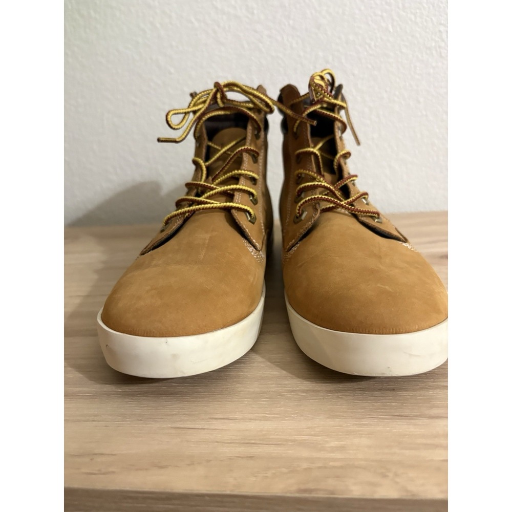 Timberland Brown Leather Ankle Boots Women's Lace Up‎ Ortholite Casual - Picture 8 of 12